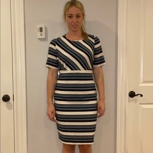 Stripe Pencil Dress